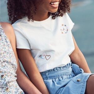Oshkosh Girls Boxy Fit French Terry Tee